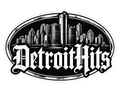 Detroit Hits Oval Badge Sticker